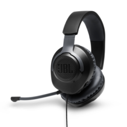 JBL Quantum 100 Ενσύρματο Over Ear Gaming Headset με 3.5mm - Μαύρο