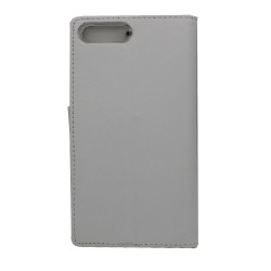 Θήκη flip με υποδοχή καρτών και δυνατότητα STAND για iPhone 7 Plus / 8 Plus - Λευκό