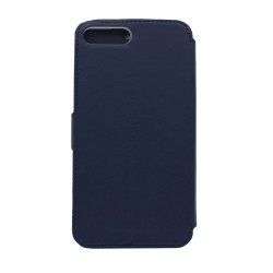 Θήκη flip με Call Display και STAND για iPhone 7 Plus / 8 Plus - Σκούρο Μπλε
