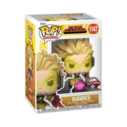 Funko Pop! Animation: My Hero Academia S9 - Hawks (Flocked) (Special Edition) Vinyl Figure