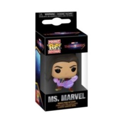 Funko Pocket Pop! Keychain Marvel: The Marvels - Ms. Marvel Bobble-Head Vinyl Figure