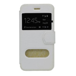 Θήκη flip με Call Display,δυνατότητα απάντησης και STAND για Huawei Mate 10 Lite - Λευκό
