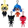 P.M.I. Miraculous Clip On Plush Characters (S1) (Random) (MLB7004)