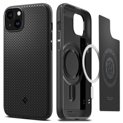 Spigen Mag Armor MagFit Back Cover για iPhone 15 Pro Max - Μαύρο
