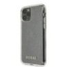 Guess "Glitter Collection" Θήκη προστασίας από σιλικόνη – iPhone 11 Pro Max (Clear/Glitter Silver)