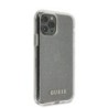 Guess "Glitter Collection" Θήκη προστασίας από σιλικόνη – iPhone 11 Pro Max (Clear/Glitter Silver)