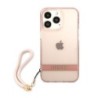 Guess Translucent Hard Case Θήκη προστασίας με διάφανο σχεδιασμό και κορδονάκι χειρός – iPhone 13 Pro Max