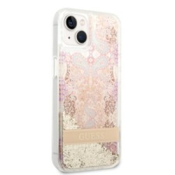 Guess Liquid Glitter Paisley Gold Collection Θήκη προστασίας από σιλικόνη – iPhone 14 Plus (Gold)