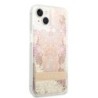Guess Liquid Glitter Paisley Gold Collection Θήκη προστασίας από σιλικόνη – iPhone 14 Plus (Gold)