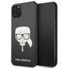 Karl Lagerfeld Back Cover Θήκη Σιλικόνης για iPhone 11 Pro Max - Μαύρο