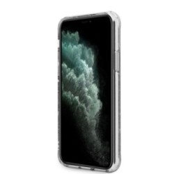 Karl Lagerfeld Glitter Flakes Cover Θήκη Σιλικόνης για iPhone 11 Pro Max - Ασημί