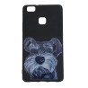 Θήκη σιλικόνης σχέδιο 'Cute Doggy' για Huawei P9 LITE - Μαύρο Θήκη σιλικόνης σχέδιο 'Cute Doggy' για Huawei P9 LITE - Μαύρο