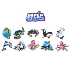 HoloToyz: Super Sea Creatures Augmented Reality Παιδικά Τατουάζ
