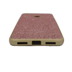 Θήκη σιλικόνης με εξωτερικό Glitter για Huawei P8/P9 Lite 2017 - Ροζ Χρυσό