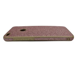 Θήκη σιλικόνης με εξωτερικό Glitter για Huawei P8/P9 Lite 2017 - Ροζ Χρυσό