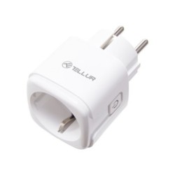 Tellur Smart WiFi Εξωτερική Πρίζα Ρεύματος WiFi με Διακόπτη - Λευκό