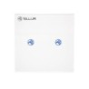 Tellur Χωνευτός Διακόπτης Τοίχου Wi-Fi για Έλεγχο Φωτισμού με 2 Πλήκτρα - Λευκό