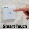 Tellur Χωνευτός Διακόπτης Τοίχου Wi-Fi για Έλεγχο Φωτισμού με 1 Πλήκτρο- Λευκό