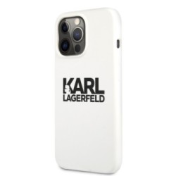 Karl Lagerfeld Hard Case Stack Logo Back Θήκη προστασίας – iPhone 13 Pro Max White