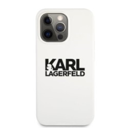 Karl Lagerfeld Hard Case Stack Logo Back Θήκη προστασίας – iPhone 13 Pro Max White