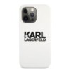Karl Lagerfeld Hard Case Stack Logo Back Θήκη προστασίας – iPhone 13 Pro Max White