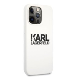 Karl Lagerfeld Hard Case Stack Logo Back Θήκη προστασίας – iPhone 13 Pro Max White