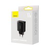 Φορτιστής Baseus 17W Quick Charge με 3xUSB-A - Μαύρο (Compact)