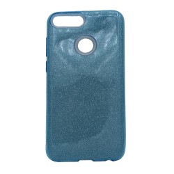 Θήκη TPU με αποσπώμενο Glitter για Huawei P Smart - γαλάζιο