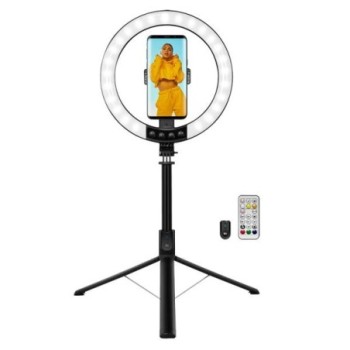 Logilink AA0156 Ring Light με Selfie Stick & Τρίποδο 25cm
