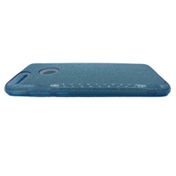 Θήκη TPU με αποσπώμενο Glitter για Huawei P Smart - γαλάζιο