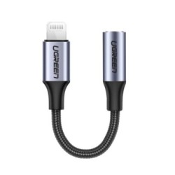 Ugreen US211 Μετατροπέας Lightning male to 3.5mm female - Μαύρο