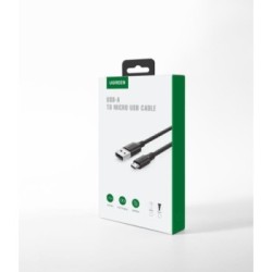 Ugreen Regular Cable USB 2.0 to micro USB 2m - Μαύρο