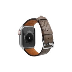 Δερμάτινο Λουράκι για Apple Watch 38/40/41mm - Καφέ
