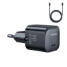 Joyroom Φορτιστής Power Delivery με USB-C & Καλώδιο Lightning 20W - Μαύρο