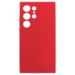 Θήκη σιλικόνης TPU Ultra Slim 0.3mm soft mat για Samsung Galaxy S24 Ultra - Κόκκινο