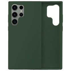 Θήκη Silky And Soft για Samsung Galaxy S24 Ultra - Σκούρο Πράσινο
