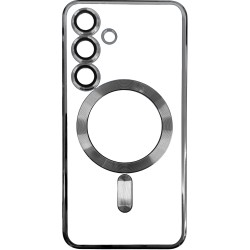 Θήκη MagSafe Magnetic για Samsung Galaxy S24 - Ασημί