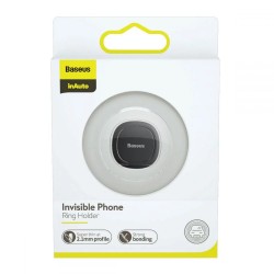 Baseus Invisible Ultra-Thin Βάση στήριξης Κινητού (Ring Holder) - Μαύρο