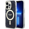 Guess "Marble Collection" Printed Stripe Θήκη προστασίας MagSafe με όψη μαρμάρου για Apple iPhone 14 Pro Max - Marble / Black