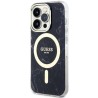 Guess "Marble Collection" Printed Stripe Θήκη προστασίας MagSafe με όψη μαρμάρου για Apple iPhone 14 Pro Max - Marble / Black