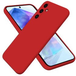 Θήκη Silky And Soft για Samsung Galaxy A55 - Κόκκινο