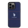 U.S. Polo Assn. HC PU Pattern Stripe – Θήκη προστασίας από σιλικόνη iPhone 15 Pro Max Navy – USHCP15XPTRV
