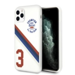 U.S. Polo Assn. “Detroit 3 Stripes Collection” Θήκη προστασίας από πολυκαρβονικό – iPhone 11 Pro Max Λευκό – USHCN65PCDGS
