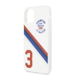 U.S. Polo Assn. “Detroit 3 Stripes Collection” Θήκη προστασίας από πολυκαρβονικό – iPhone 11 Pro Max Λευκό – USHCN65PCDGS