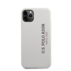U.S. Polo Assn. “Silicone Effect Logo Collection” Θήκη προστασίας από σιλικόνη – iPhone 11 Pro Max Λευκό – USHCN65SLWHV2