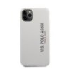 U.S. Polo Assn. “Silicone Effect Logo Collection” Θήκη προστασίας από σιλικόνη – iPhone 11 Pro Max Λευκό – USHCN65SLWHV2