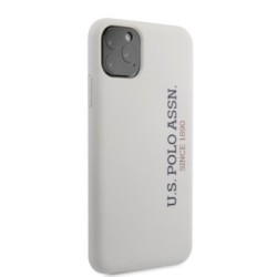 U.S. Polo Assn. “Silicone Effect Logo Collection” Θήκη προστασίας από σιλικόνη – iPhone 11 Pro Max Λευκό – USHCN65SLWHV2