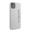 U.S. Polo Assn. “Silicone Effect Logo Collection” Θήκη προστασίας από σιλικόνη – iPhone 11 Pro Max Λευκό – USHCN65SLWHV2