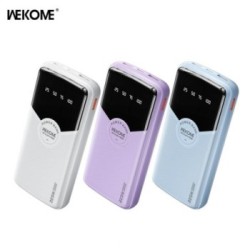WK WP-43 Powerbank 20000mAh 22.5W με 2xUSB-A & USB-C Power Delivery/Quick Charge - Λευκό συλλογη χρωματων