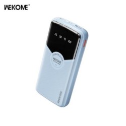 WK WP-43 Powerbank 20000mAh 22.5W με 2xUSB-A & USB-C Power Delivery/Quick Charge - Μπλε μπροστα οψη